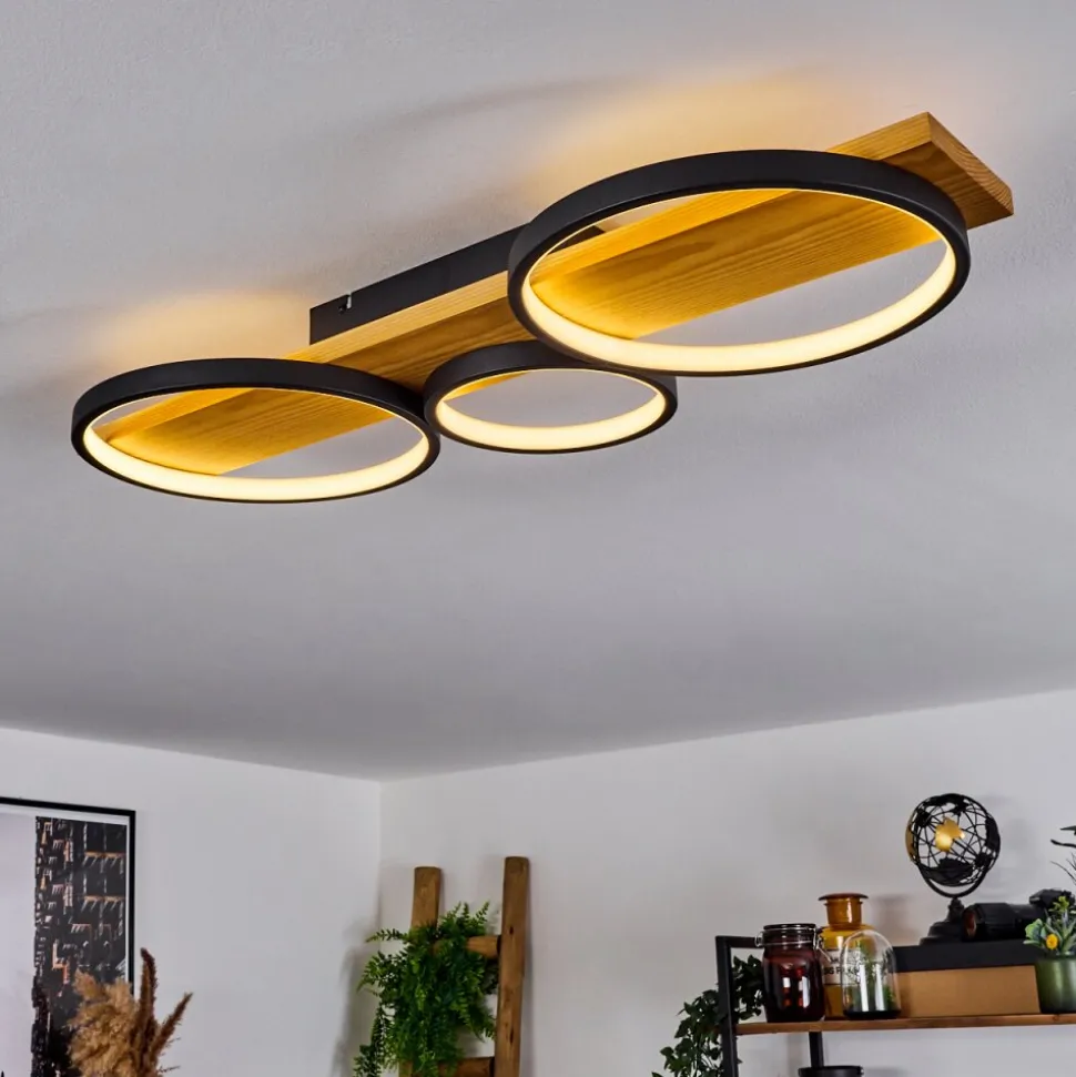 Plafonnierrodekro Led Ecru, Noir, 1 Lumiere