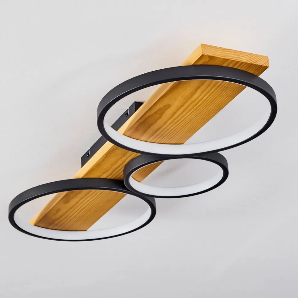 Plafonnierrodekro Led Ecru, Noir, 1 Lumiere
