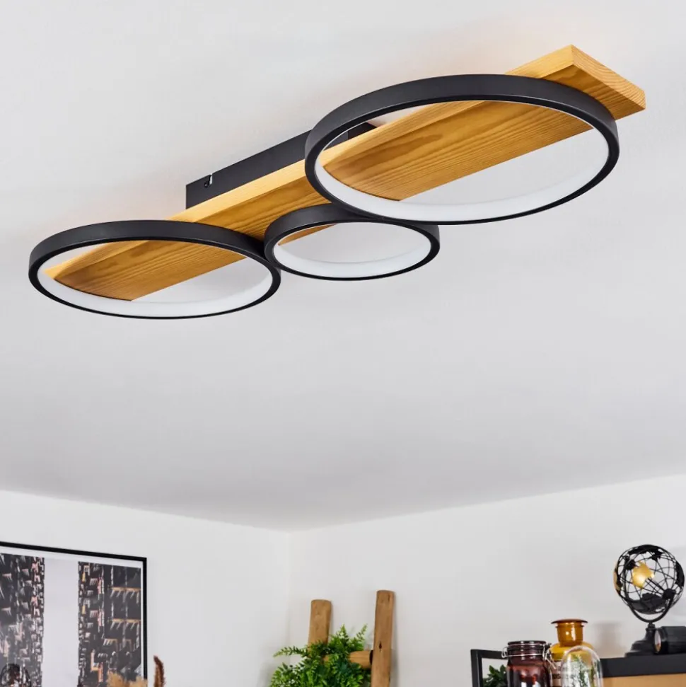 Plafonnierrodekro Led Ecru, Noir, 1 Lumiere