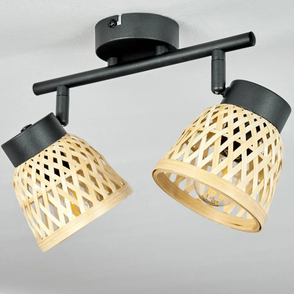 Plafonnierrombarral Noir, 2 Lumieres
