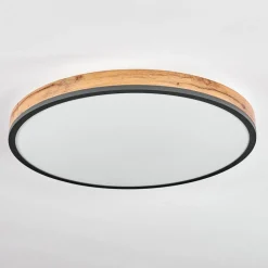 Plafonniersalmi Led Anthracite, Brun, Couleur Bois, Noir, 1 Lumiere, Telecommandes