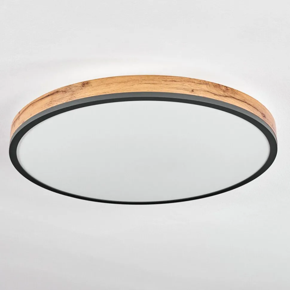 Plafonniersalmi Led Anthracite, Brun, Couleur Bois, Noir, 1 Lumiere, Telecommandes