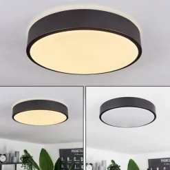 Plafonniersamaira Led Noir, 1 Lumiere