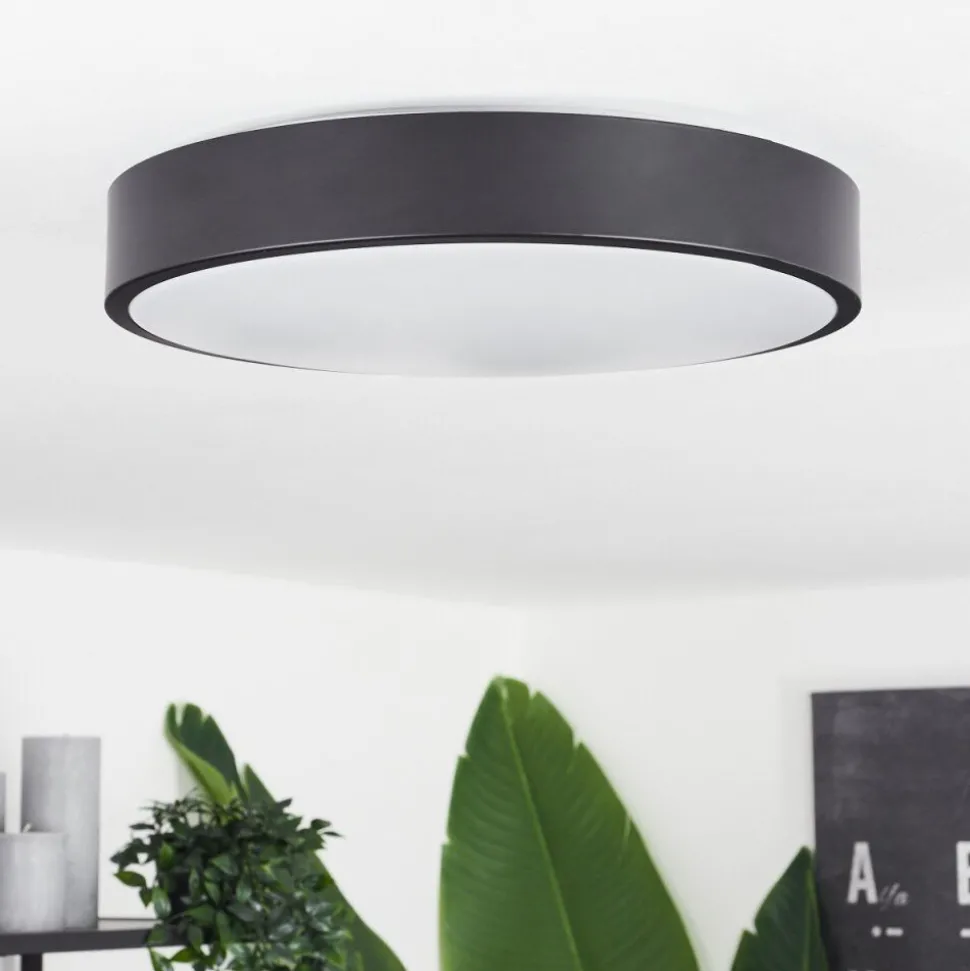 Plafonniersamaira Led Noir, 1 Lumiere