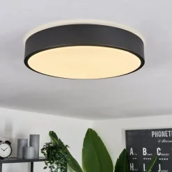 Plafonniersamaira Led Noir, 1 Lumiere