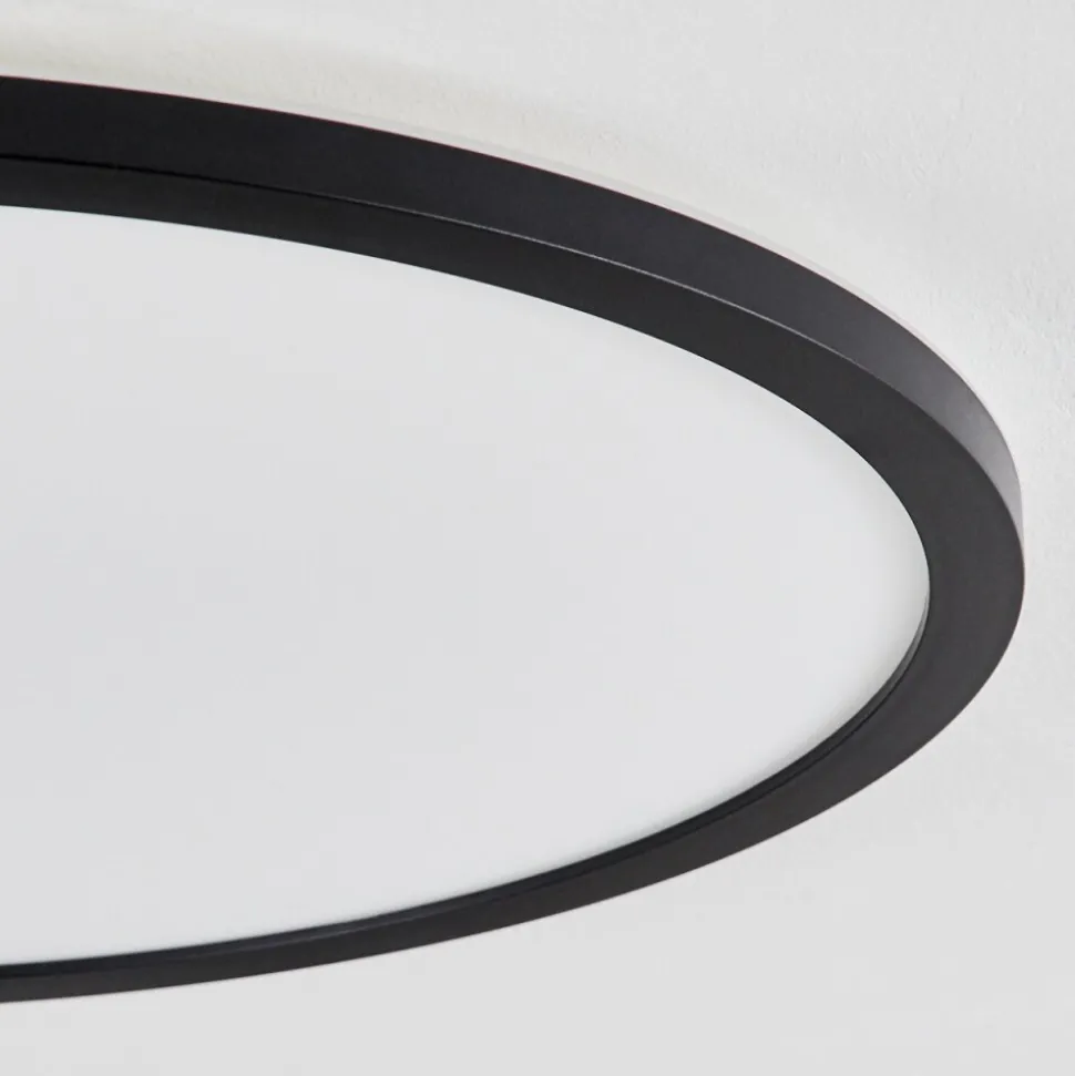 Plafonniersasinhosa Led Noir, 1 Lumiere, Telecommandes