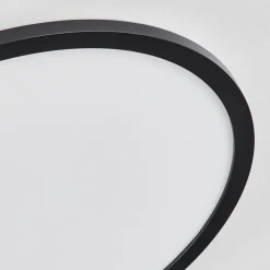 Plafonniersasinhosa Led Noir, 1 Lumiere, Telecommandes