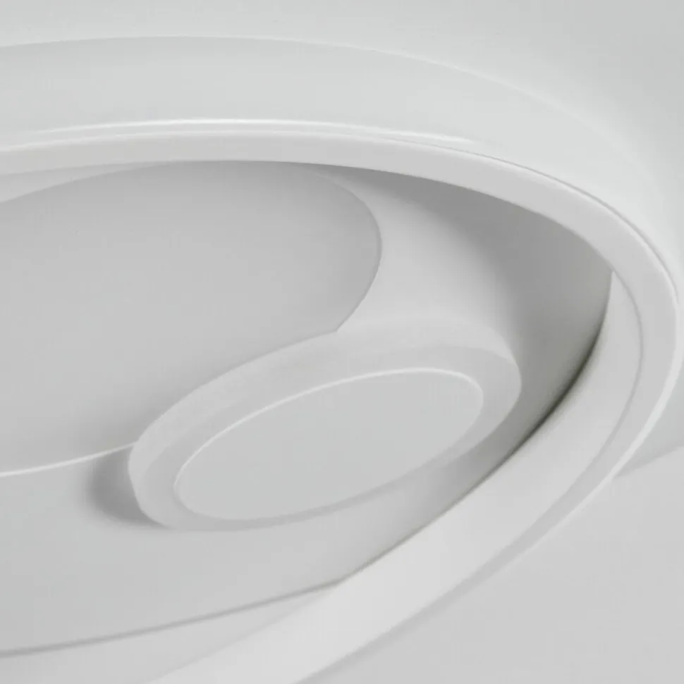 Plafonnierselim Led Blanc, 1 Lumiere, Telecommandes