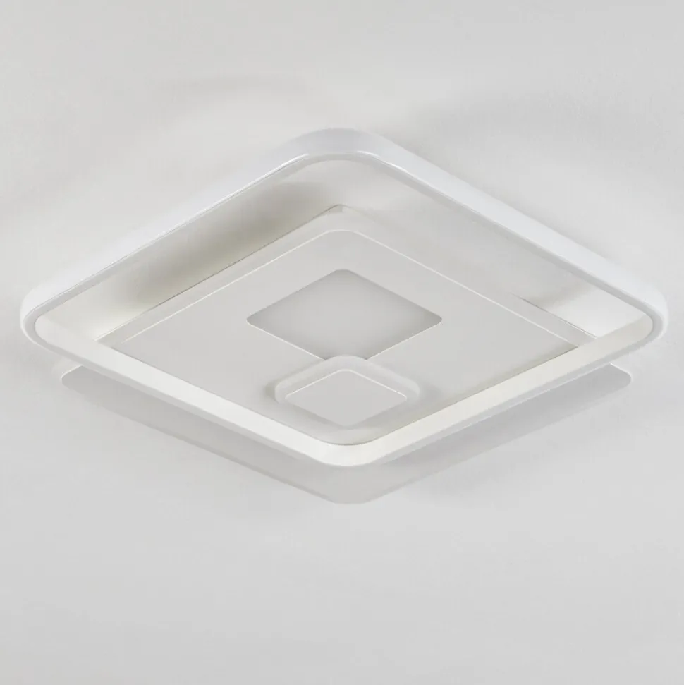 Plafonnierselim Led Blanc, 1 Lumiere, Telecommandes