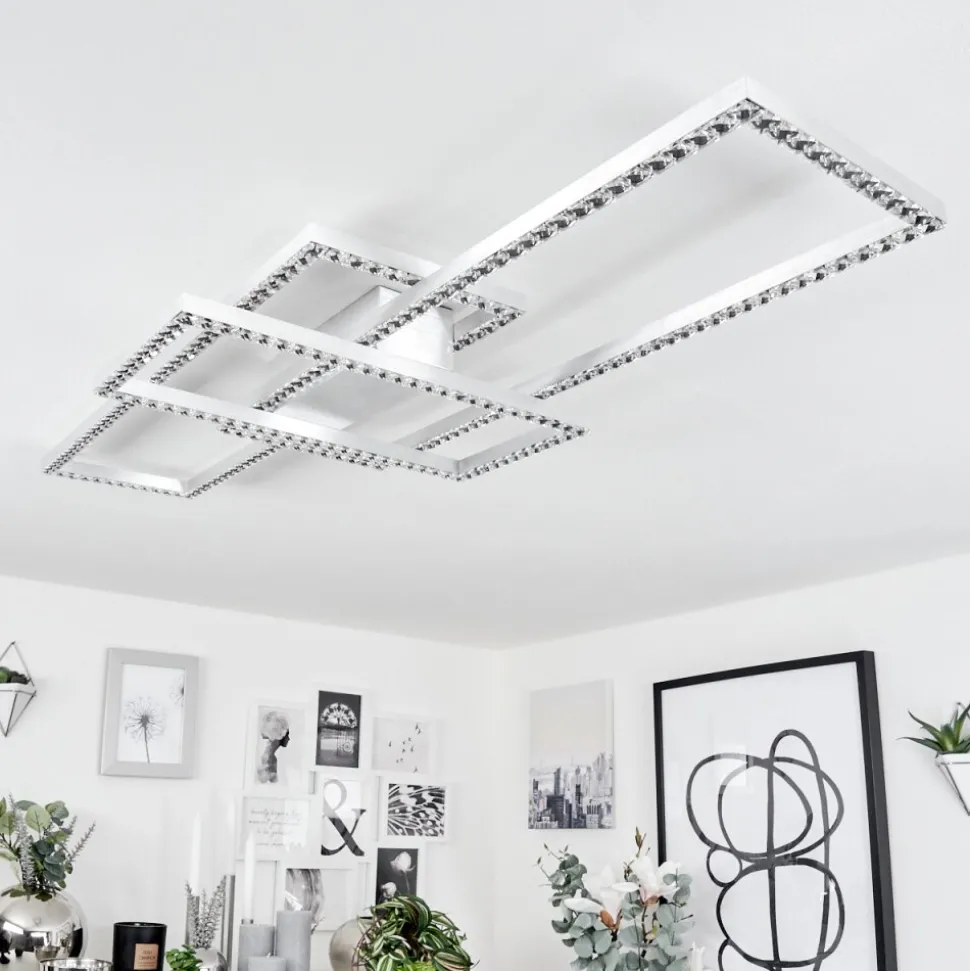 Plafonnierserranos Led Aluminium, 1 Lumiere