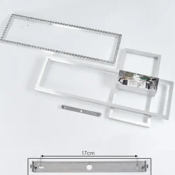 Plafonnierserranos Led Aluminium, 1 Lumiere