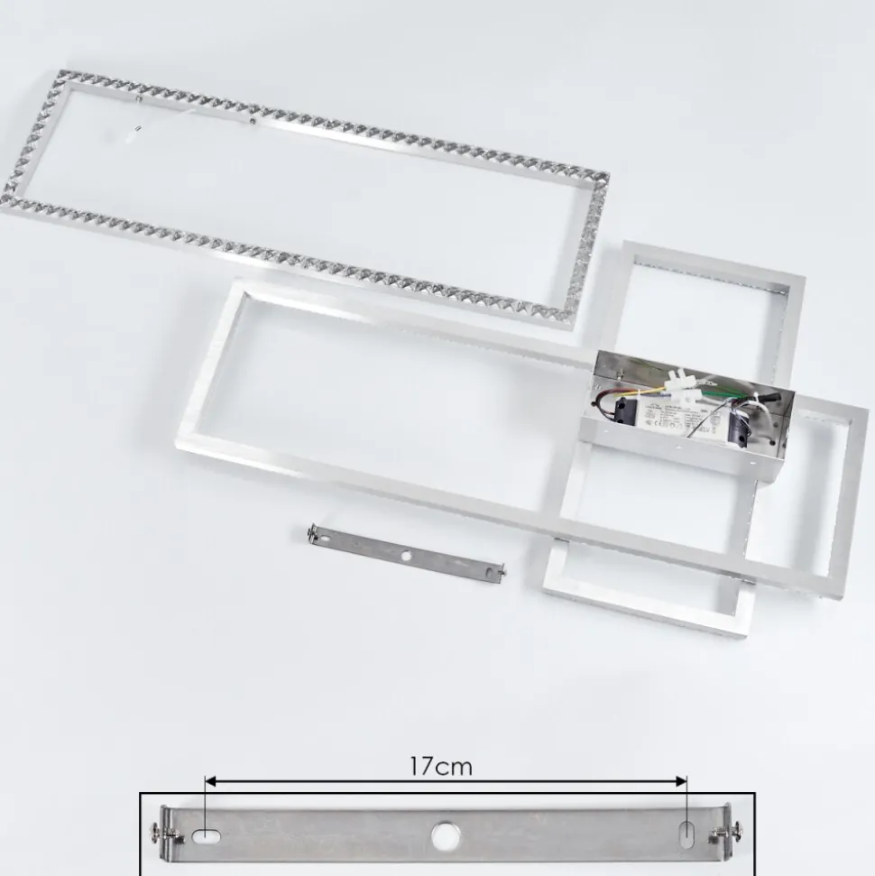 Plafonnierserranos Led Aluminium, 1 Lumiere