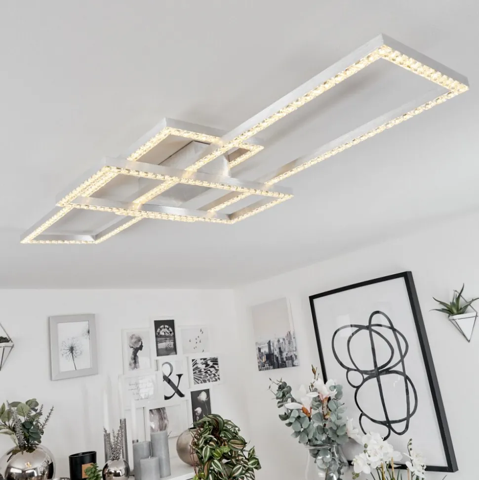 Plafonnierserranos Led Aluminium, 1 Lumiere