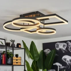 Plafonniersistelo Led Noir, 1 Lumiere