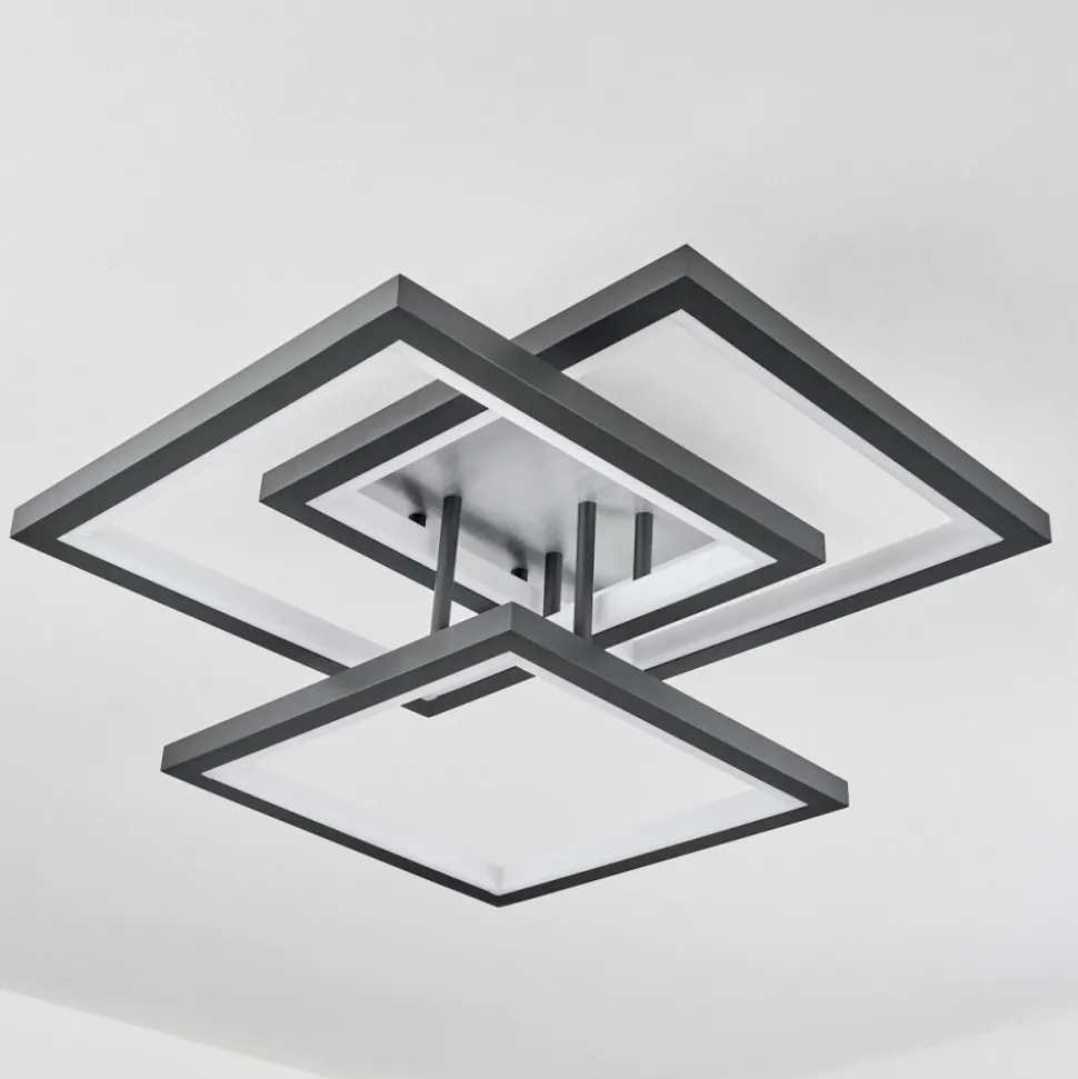 Plafonniersolaro Led Gris, 1 Lumiere
