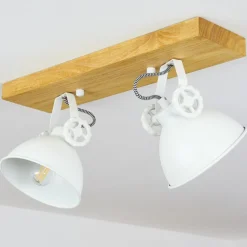 Plafonniersvanfolk Ecru, Blanc, 2 Lumieres