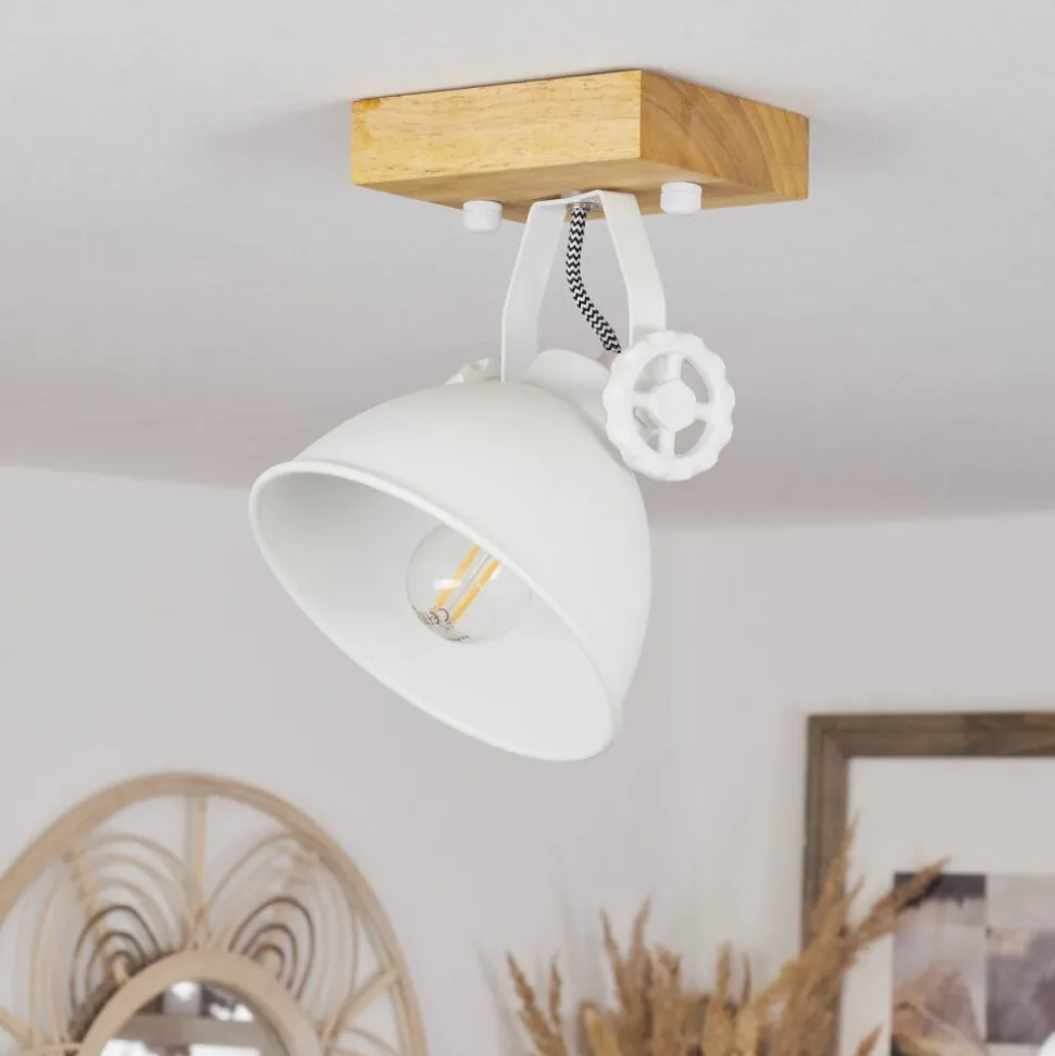 Plafonniersvanfolk Ecru, Blanc, 1 Lumiere