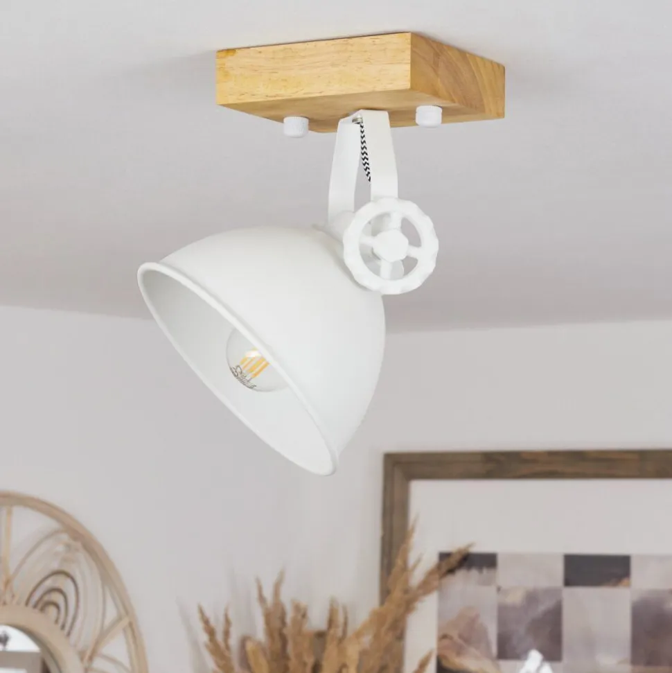 Plafonniersvanfolk Ecru, Blanc, 1 Lumiere