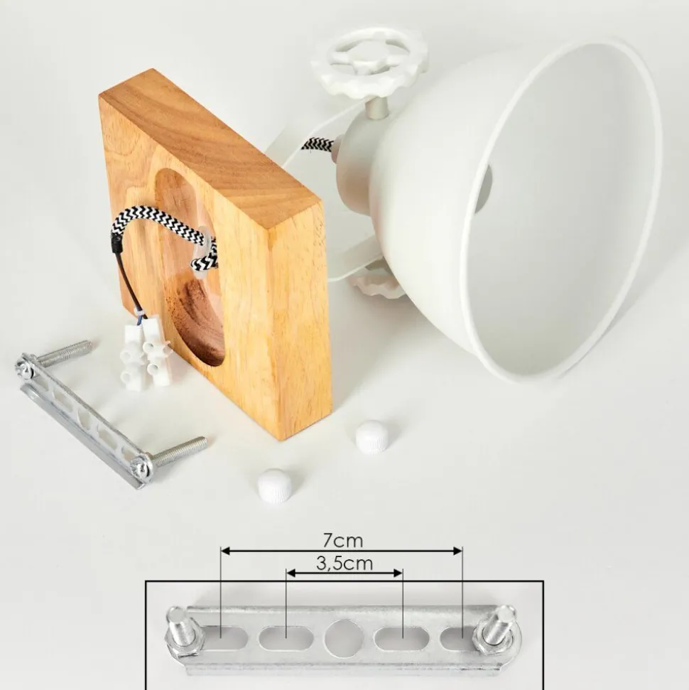 Plafonniersvanfolk Ecru, Blanc, 1 Lumiere