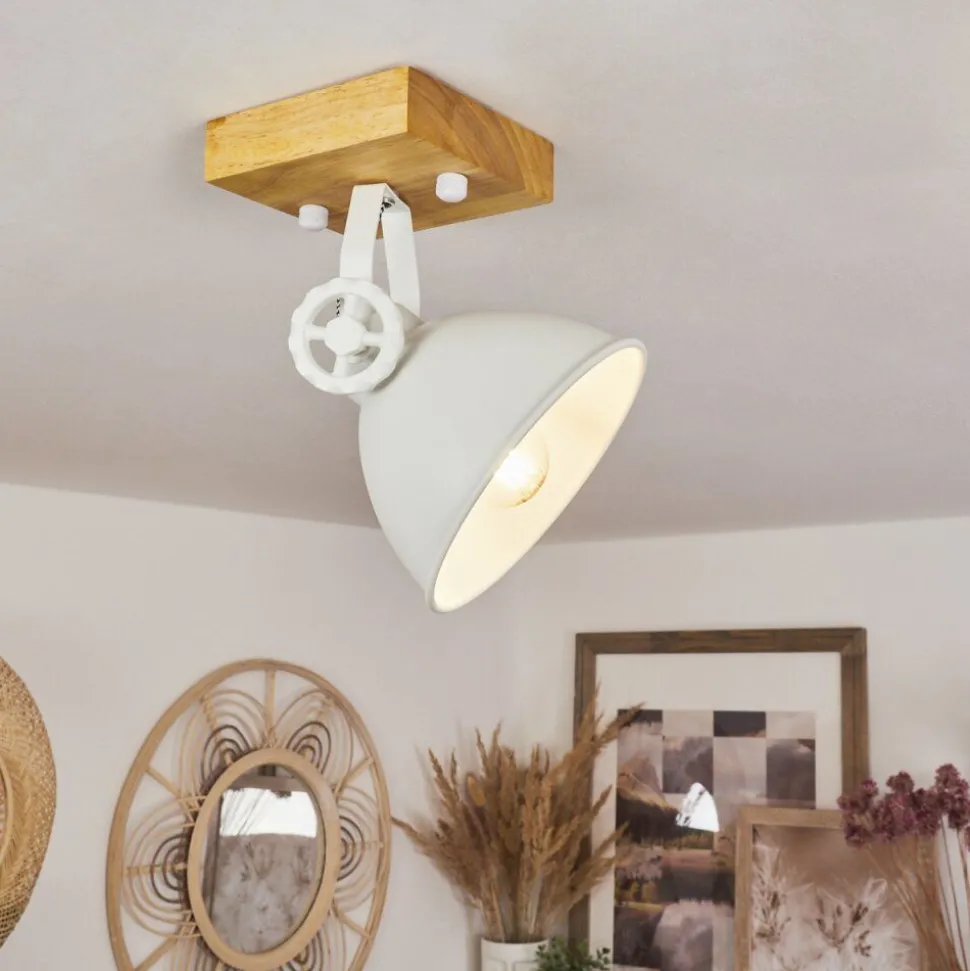 Plafonniersvanfolk Ecru, Blanc, 1 Lumiere
