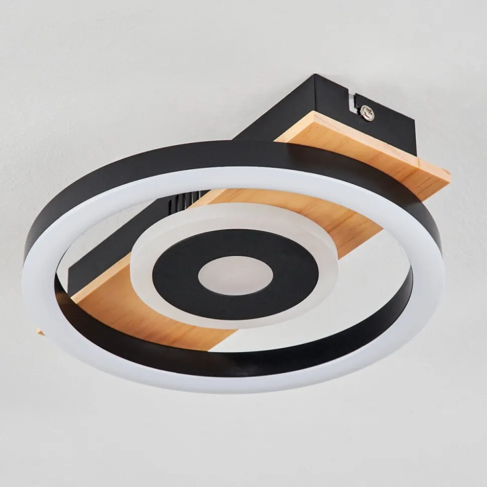 Plafonniertaboneira Led Ecru, Noir, Blanc, 1 Lumiere