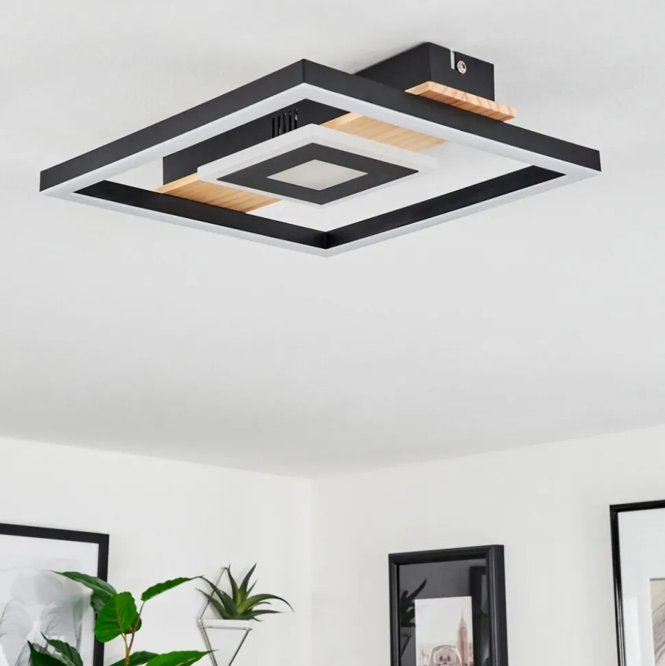 Plafonniertaboneira Led Ecru, Noir, Blanc, 1 Lumiere