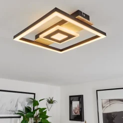 Plafonniertaboneira Led Ecru, Noir, Blanc, 1 Lumiere