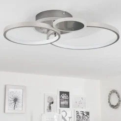 Plafonniertagsdorff Led Chrome, Nickel Mat, 1 Lumiere