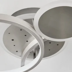 Plafonniertagsdorff Led Chrome, Nickel Mat, 1 Lumiere