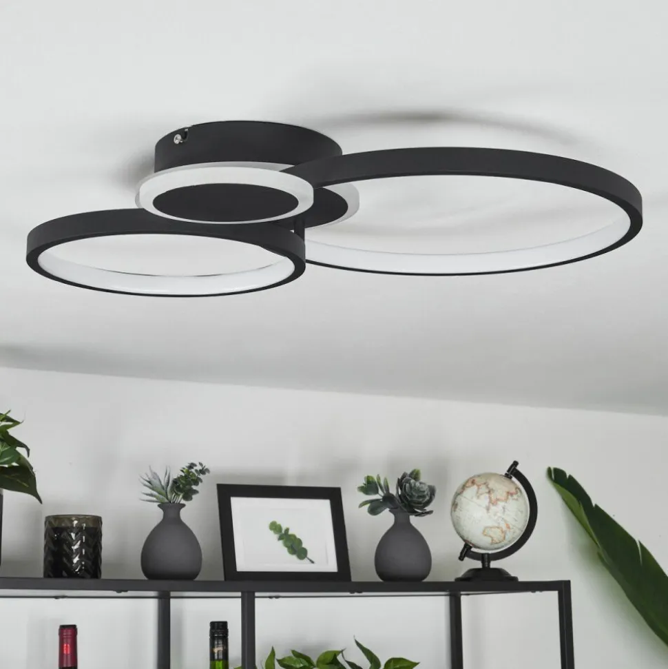 Plafonniertagsdorff Led Noir, Blanc, 1 Lumiere