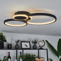 Plafonniertagsdorff Led Noir, Blanc, 1 Lumiere