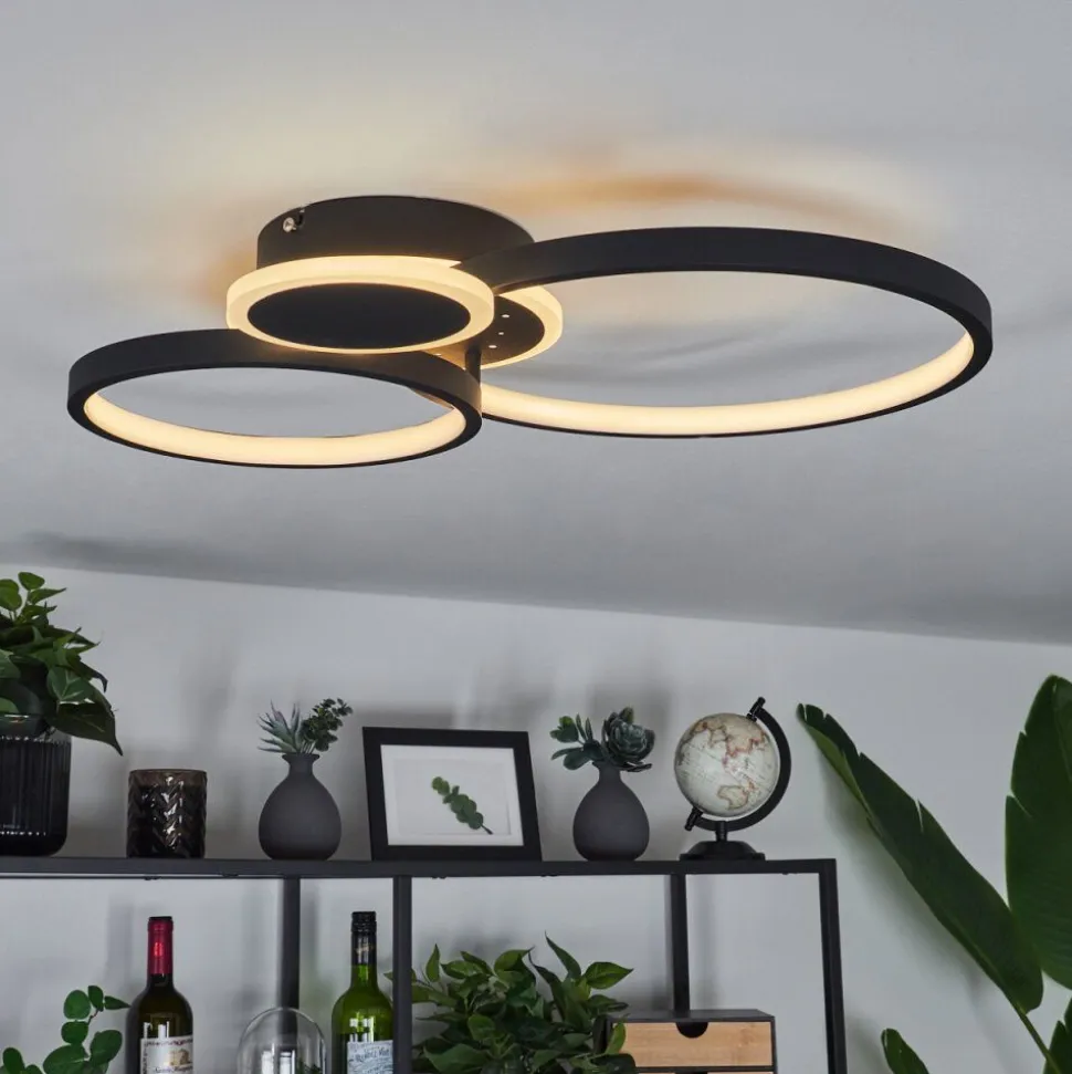 Plafonniertagsdorff Led Noir, Blanc, 1 Lumiere