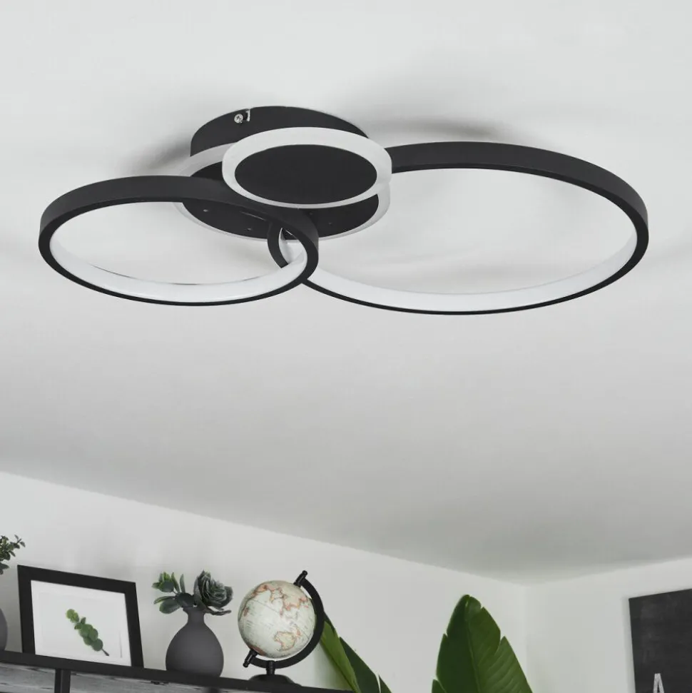 Plafonniertagsdorff Led Noir, Blanc, 1 Lumiere