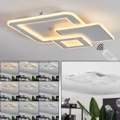 Plafonniertomazes Led Blanc, 1 Lumiere, Telecommandes