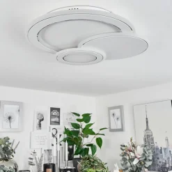Plafonniertomazes Led Blanc, 1 Lumiere, Telecommandes