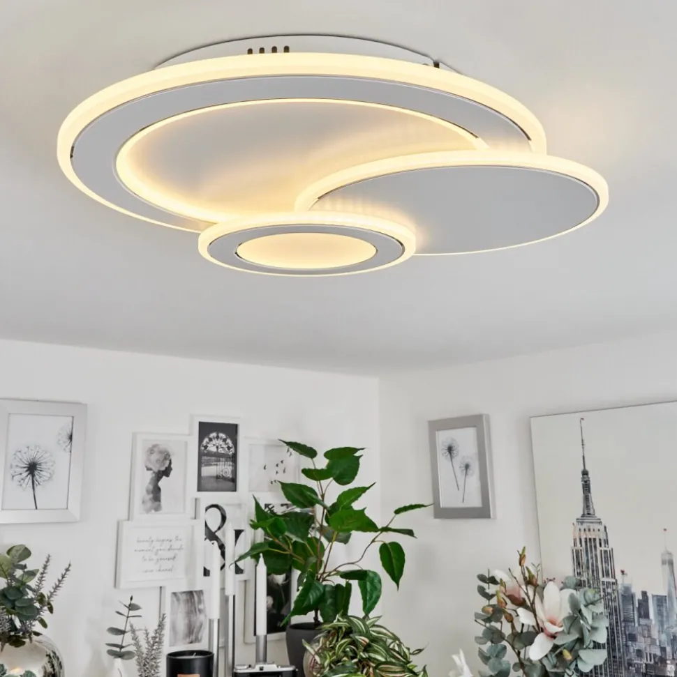 Plafonniertomazes Led Blanc, 1 Lumiere, Telecommandes