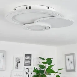 Plafonniertomazes Led Blanc, 1 Lumiere, Telecommandes