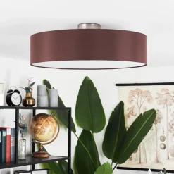 Plafonniertveid Nickel Mat, 3 Lumieres
