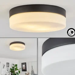 Plafonniervalpedre Noir, 2 Lumieres