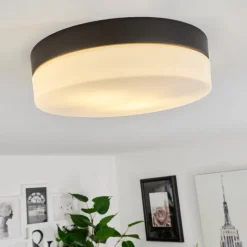 Plafonniervalpedre Noir, 2 Lumieres