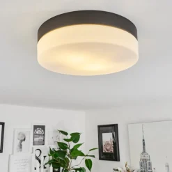 Plafonniervalpedre Noir, 2 Lumieres