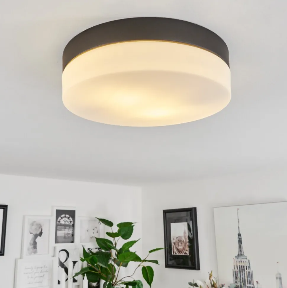 Plafonniervalpedre Noir, 2 Lumieres