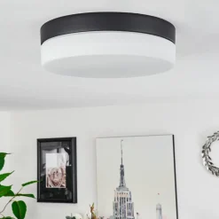 Plafonniervalpedre Noir, 2 Lumieres