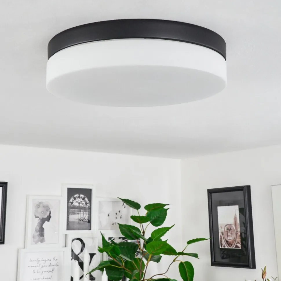 Plafonniervalpedre Noir, 1 Lumiere