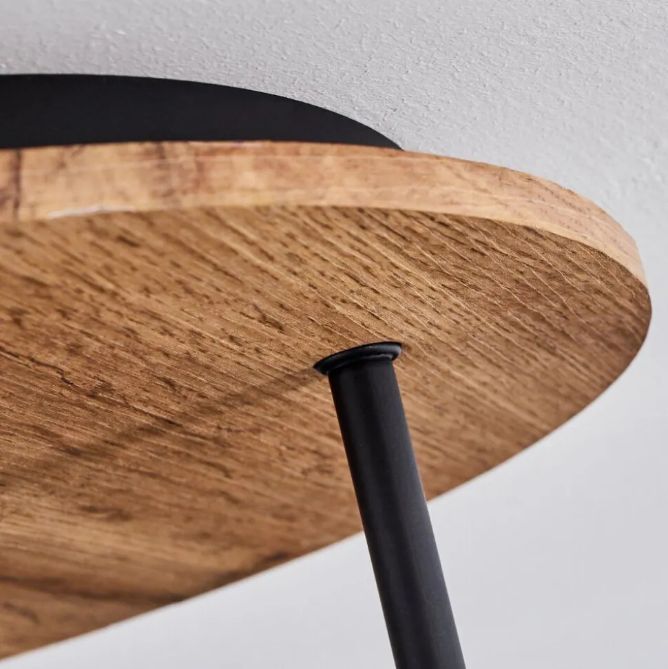 Plafonniervouhet Brun, Couleur Bois, Noir, 3 Lumieres