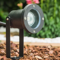 Projecteur De Jardin Pilsen Noir, 1 Lumiere