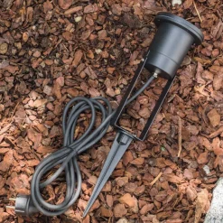 Projecteur De Jardin Pilsen Noir, 1 Lumiere