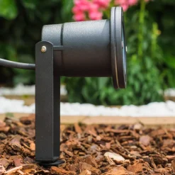 Projecteur De Jardin Pilsen Noir, 1 Lumiere