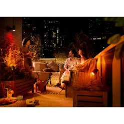Projecteur Philips Hue Ambiance White & Color Waca Lily Led Noir, 1 Lumiere, Changeur De Couleurs