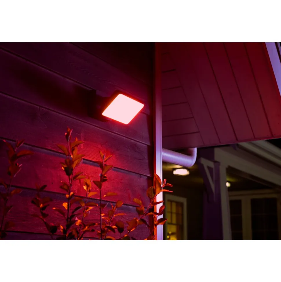 Projecteur Philips Hue Ambiance White & Color Discover Led Noir, 1 Lumiere, Changeur De Couleurs
